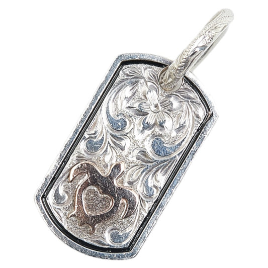 SV925 Silver K14PG Pink Gold Pendant