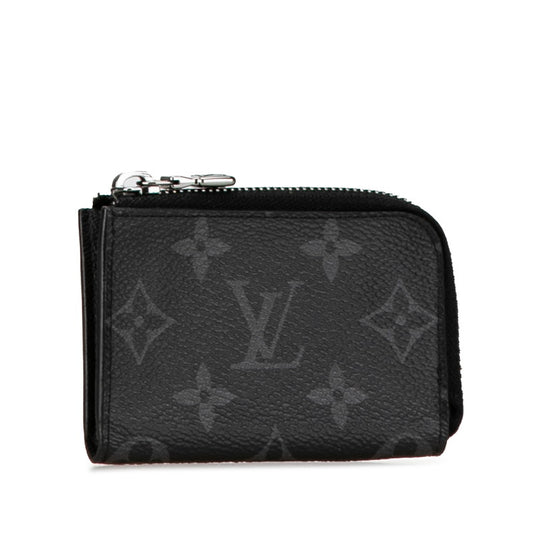 Louis Vuitton Monogram Eclipse Coin Case M63536