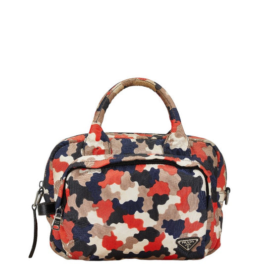 Prada Camouflage 2WAY Canvas Handbag