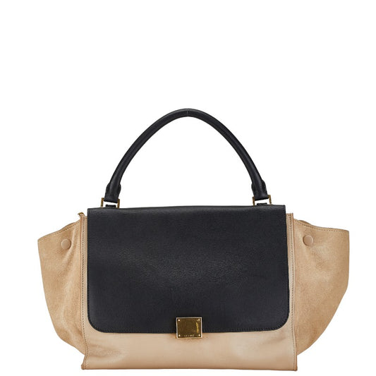 Celine Trapeze Medium Leather Shoulder Bag