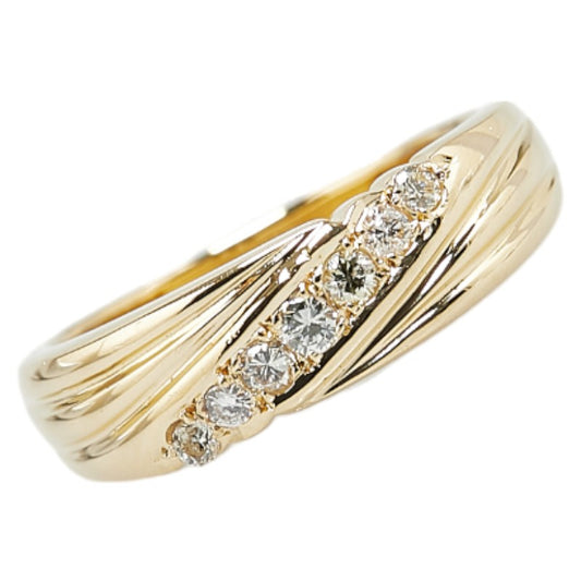 K18YG Yellow Gold Diamond Ring