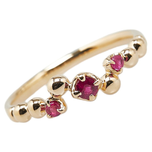 K18YG Yellow Gold Ruby Ring 15