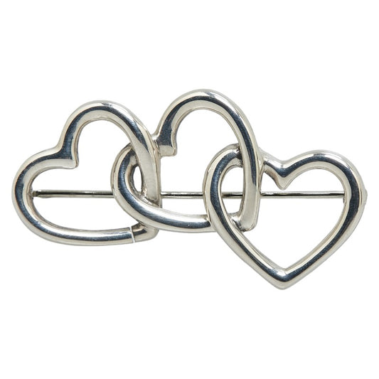 Tiffany & Co Heart Motif Metal Brooch