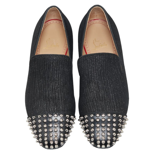 Christian Louboutin Studded Suede Loafers