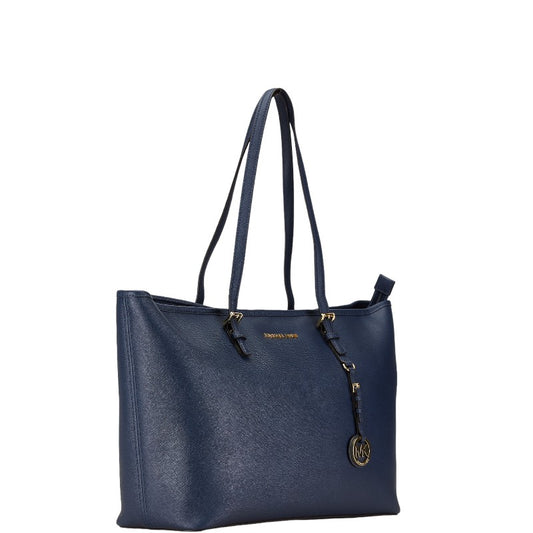 Michael Kors Leather Tote Bag Navy