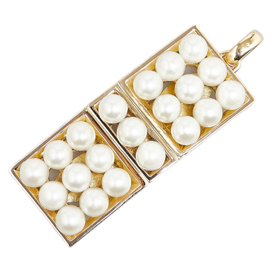 Tasaki Yellow Gold Akoya Pearl Pendant