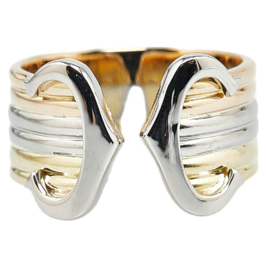 K18 Gold Three-Color Ring #53