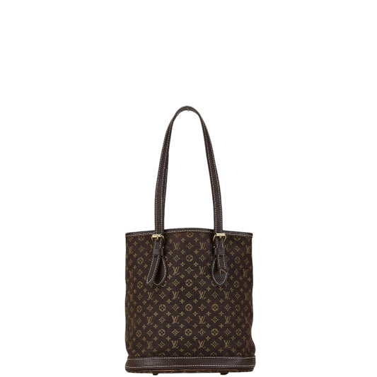 Louis Vuitton Monogram Mini Lin Bucket PM Tote Bag