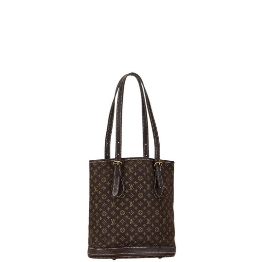 Louis Vuitton Monogram Mini Lin Bucket PM Tote Bag