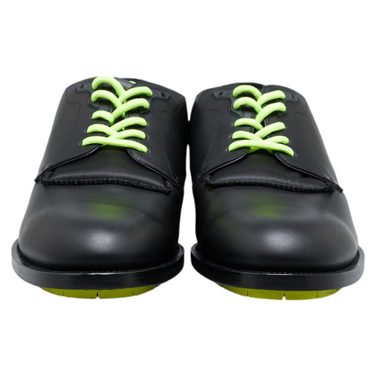 Louis Vuitton Leather Dress Shoes Black Neon Yellow