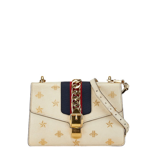 Gucci Sylvie Bee & Star Small Chain Shoulder Bag