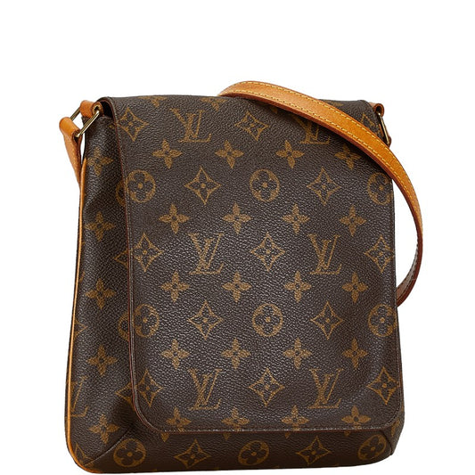 Louis Vuitton Monogram Musette Salsa Short Shoulder Bag M51258 Brown PVC Leather