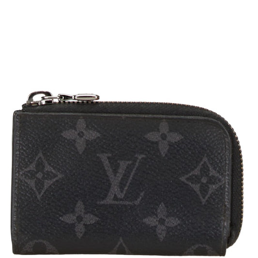 Louis Vuitton Monogram Eclipse Coin Case M63536