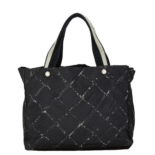 Chanel Nylon Canvas Travel Line Tote Bag