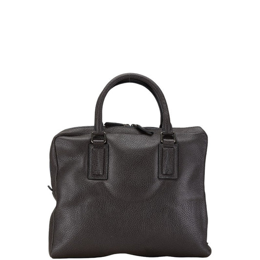 Dolce & Gabbana Leather Briefcase Gray