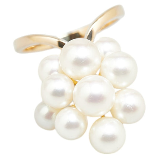 Tasaki K18YG Yellow Gold Akoya Pearl Ring