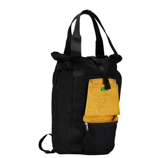 Porter Union Canvas Backpack Black Yellow