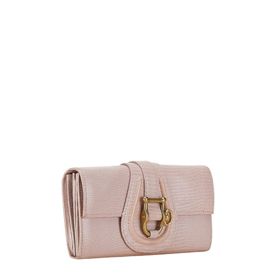 TOFF&LOADSTONE Pink Leather Long Wallet