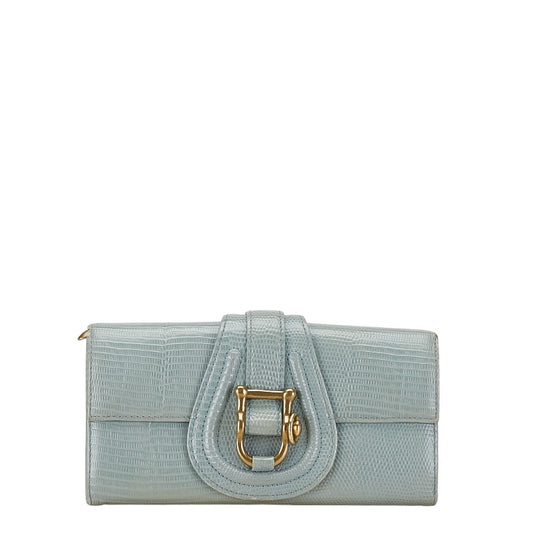 TOFF&LOADSTONE Leather Long Wallet Blue