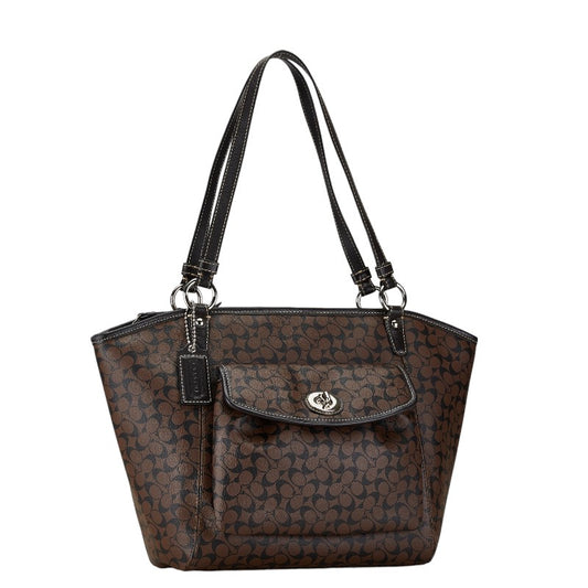 Coach Mini Signature Leather Tote Bag F15135