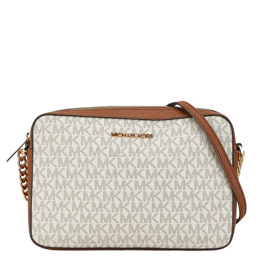 Michael Kors Monogram Chain Shoulder Bag