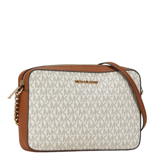 Michael Kors Monogram Chain Shoulder Bag