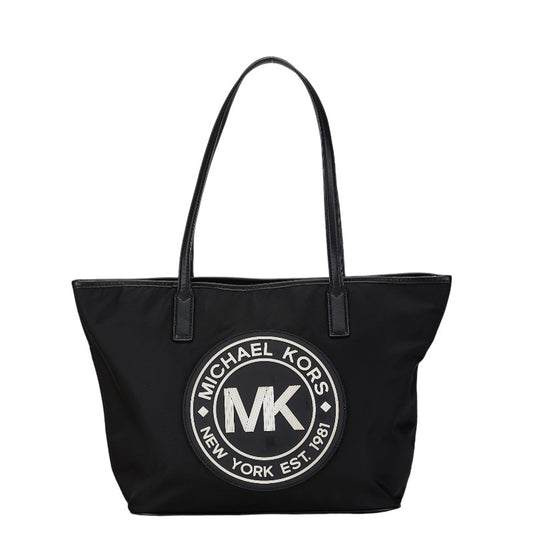 Michael Kors Nylon Leather Tote Handbag