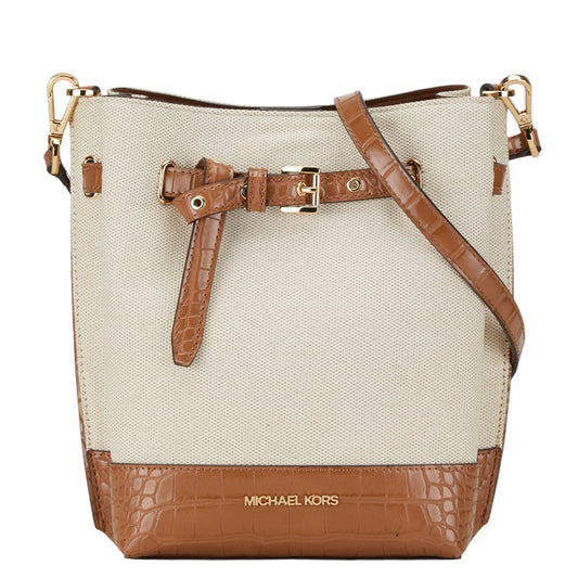 Michael Kors Canvas Leather Shoulder Bag