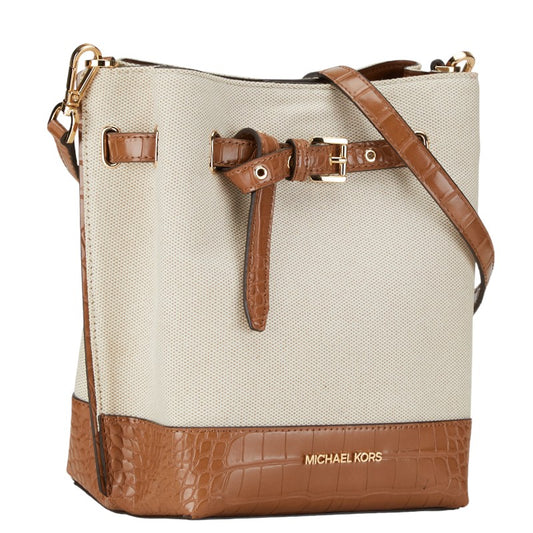 Michael Kors Canvas Leather Shoulder Bag