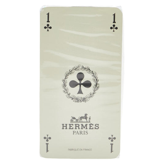 Hermes Puzzle Pattern Playing Cards Red