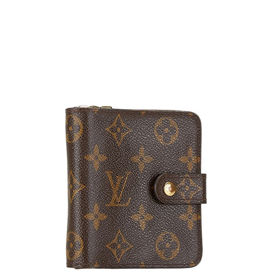 Louis Vuitton Monogram Compact Zip Wallet M61667