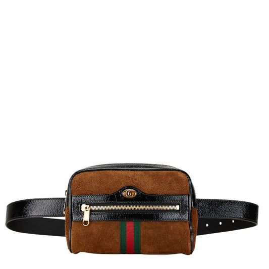 Gucci Ophidia GG Marmont Suede Waist Bag