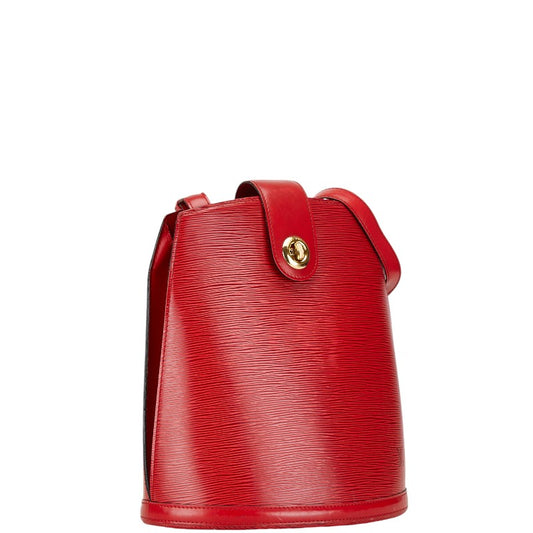 Louis Vuitton Cluny Shoulder Bag M52257 Red Leather