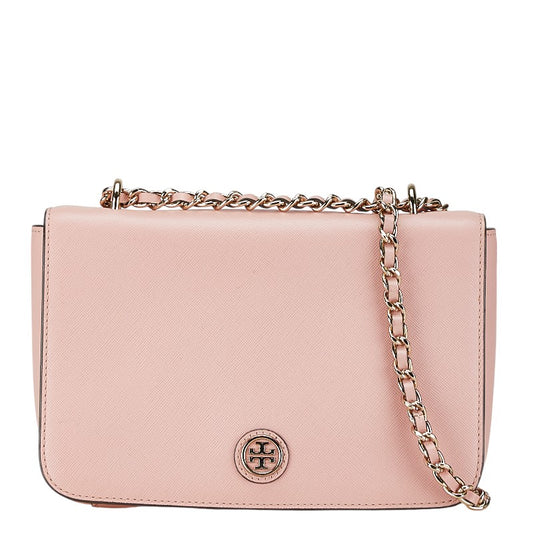 Tory Burch Leather Chain Shoulder Bag Pink