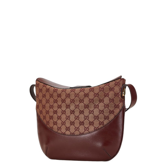 Gucci GG Marmont Canvas Leather Shoulder Bag