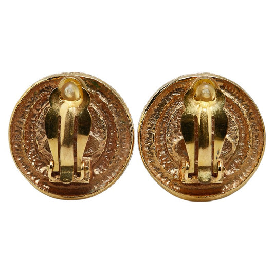 Chanel Vintage Gold Plated Earrings