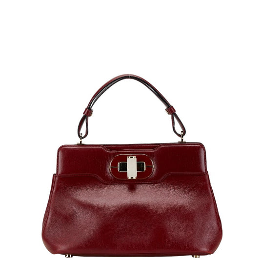 Bvlgari Isabella Rossellini Leather Handbag