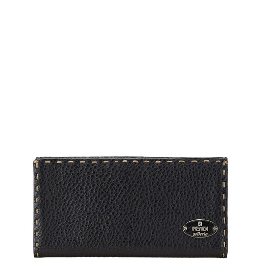 Fendi Selleria Stitch Leather Wallet