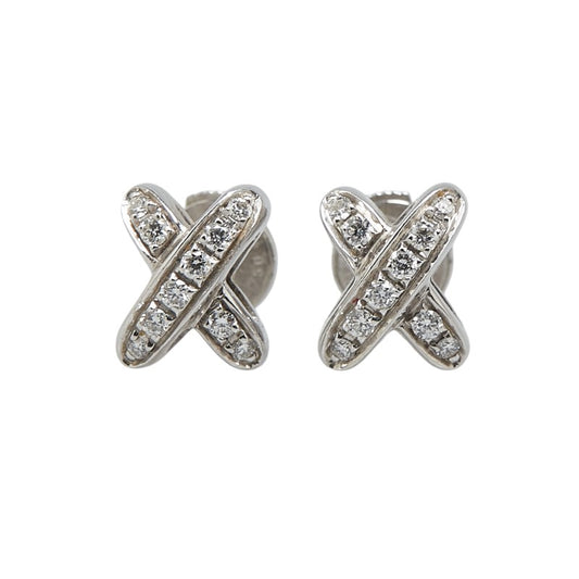 Chaumet White Gold Diamond Earrings