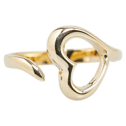 K18YG Yellow Gold Heart Motif Ring