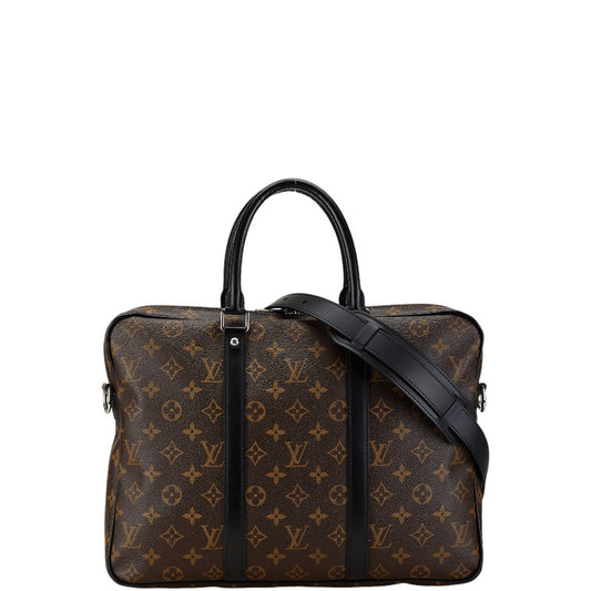 Louis Vuitton Monogram Macassar Briefcase 2WAY