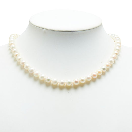 Sterling Silver Pearl Necklace