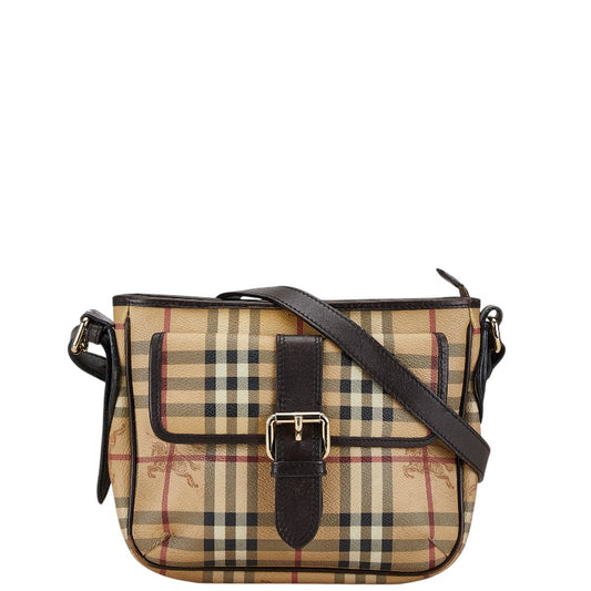 Burberry Nova Check Shadow Horse Shoulder Bag