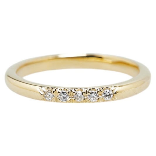 K18YG Yellow Gold Diamond Ring