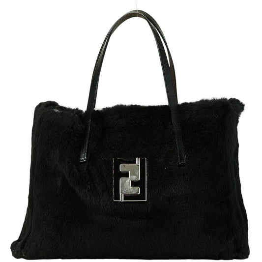 Fendi Faux Fur Leather Handbag