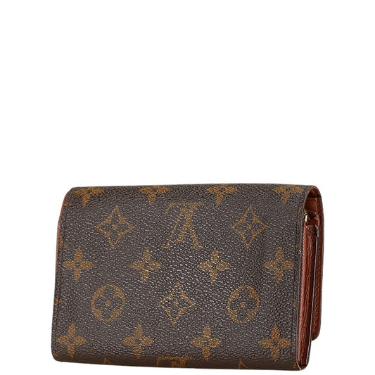 Louis Vuitton Monogram Trésor Wallet Brown PVC Leather