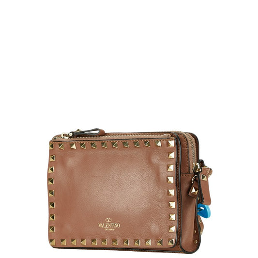 Valentino Roman Studs Leather Shoulder Bag