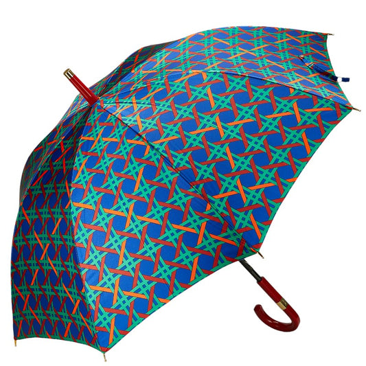 Yves Saint Laurent Blue Multicolor Umbrella