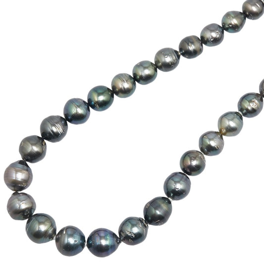 Sterling Silver Black Pearl Necklace