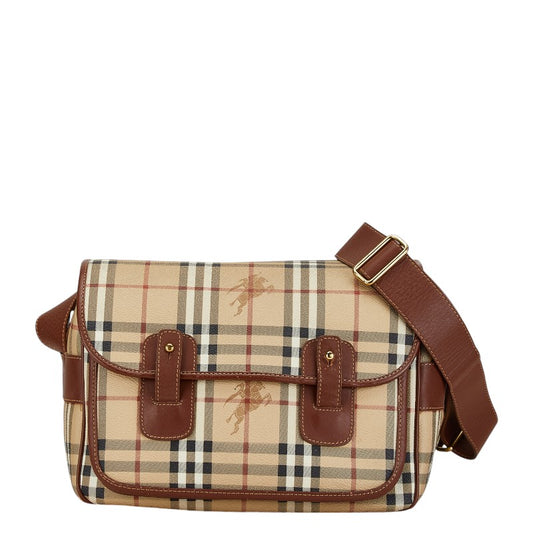 Burberry Nova Check Shadow Horse Shoulder Bag